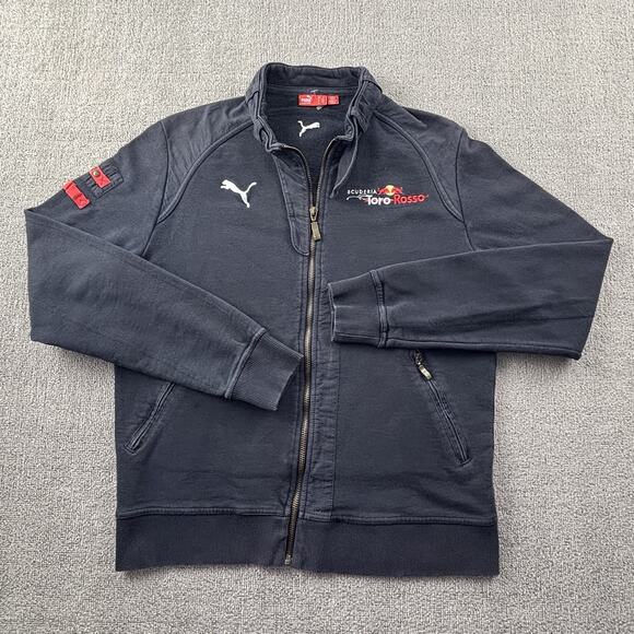 Puma Redbull Jacket Adult Small Full Zip Long Sleeve Racing Casual Rare Men's - Picture 1 of 13